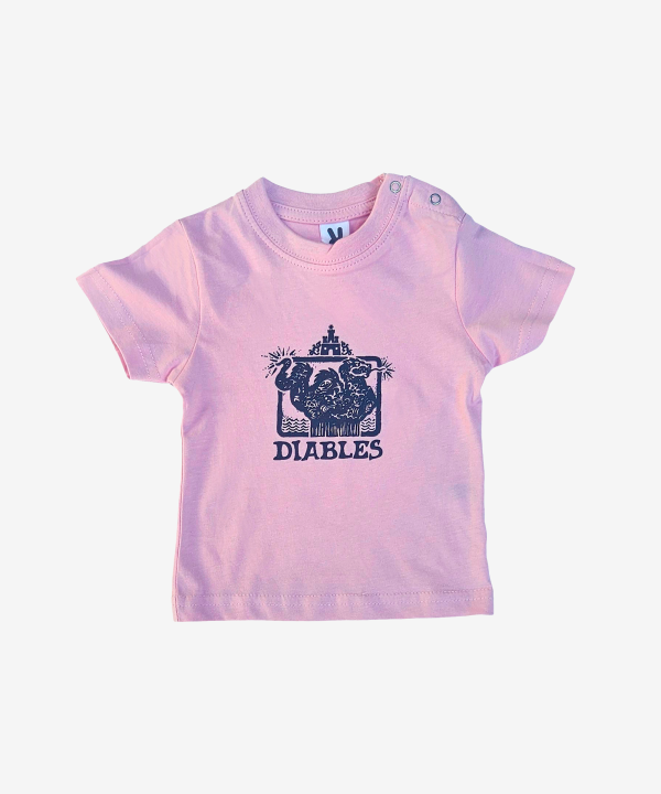 Samarreta Diables ABPS Infantil Rosa