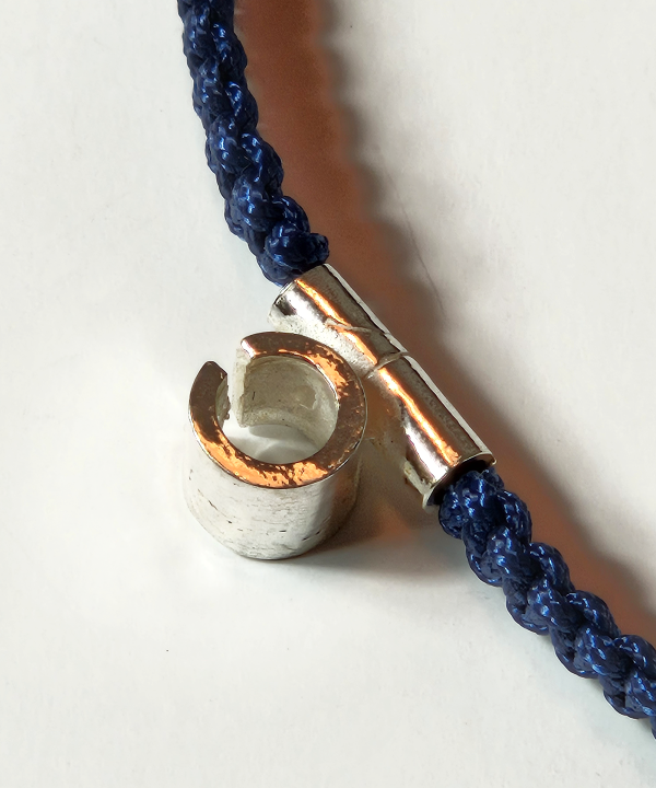 Polsera B 3 Polsera d'Anella · Blava